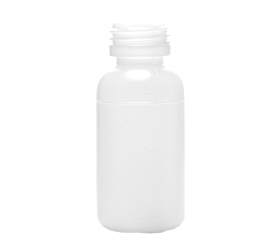 60 ml x 28 mm Neck Round HDPE Bottle with 60 ml Marking EBM